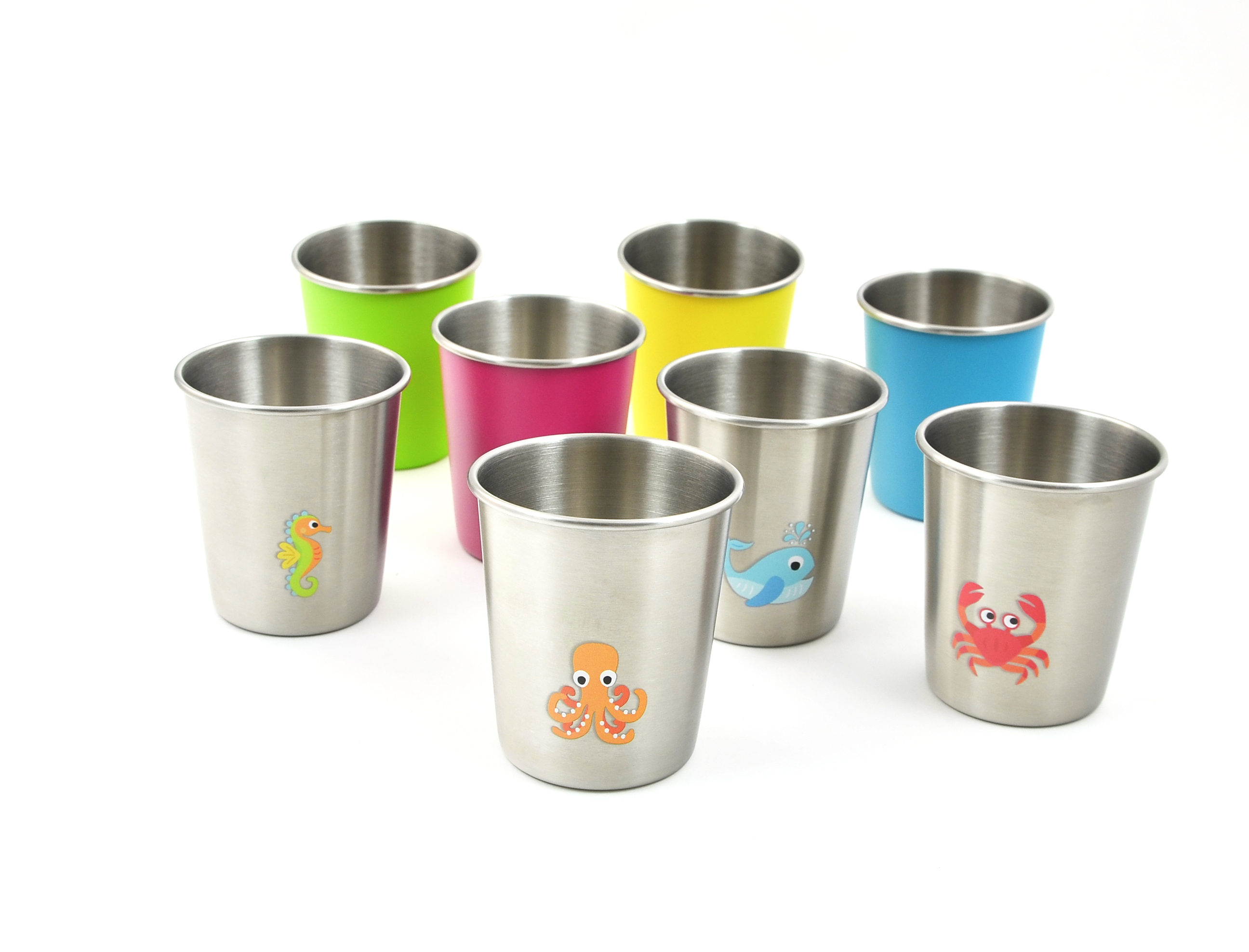 timbales inox sans plastique bambin enfants écoles maternelle Joli Monde